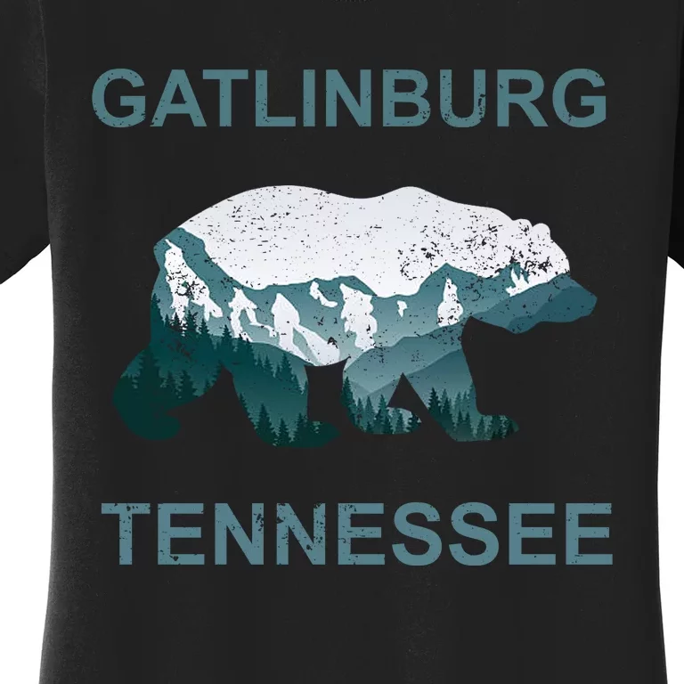 Gatlinburg Tennessee Great Smoky Mountains Bear Gift Women's T-Shirt