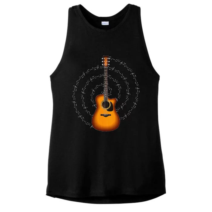 Guitar Themed Guitar Player Gift I Need These Guitars Ladies Tri-Blend Wicking Tank