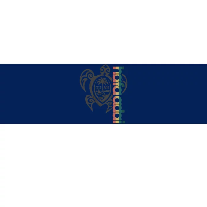 Guam Turtle Hafa Adai Guam Fishing Chamorro Guamanian Bumper Sticker