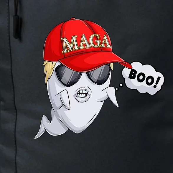 Ghost Trump Halloween Costume Maga Donald Trump Boo Daily Commute Backpack