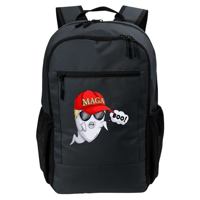 Ghost Trump Halloween Costume Maga Donald Trump Boo Daily Commute Backpack