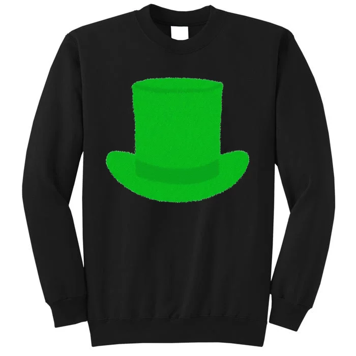 Grass Top Hat Funny St. Saint Patrick's Day Tall Sweatshirt