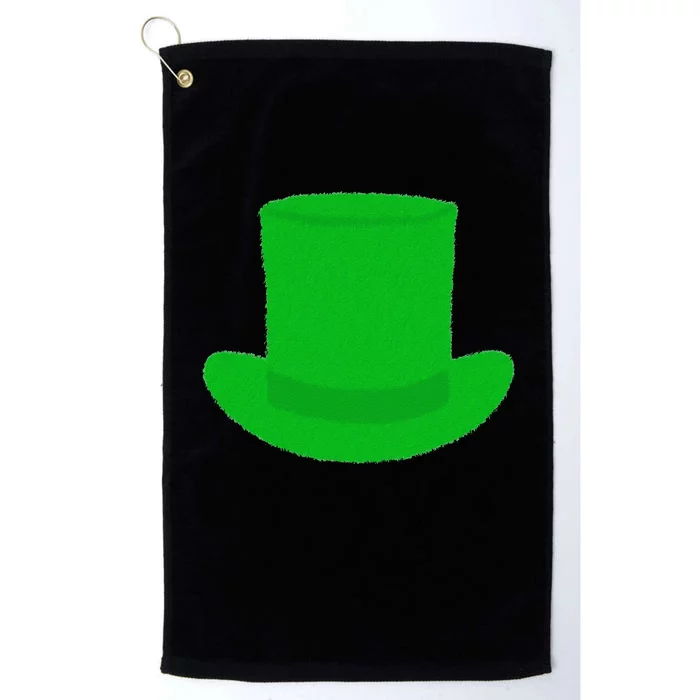 Grass Top Hat Funny St. Saint Patrick's Day Platinum Collection Golf Towel