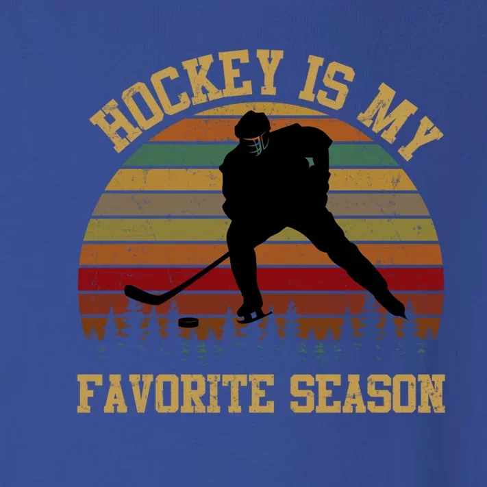 Graphic Tee Hockey Is My Favorite Season Great Gift Toddler Long Sleeve Shirt