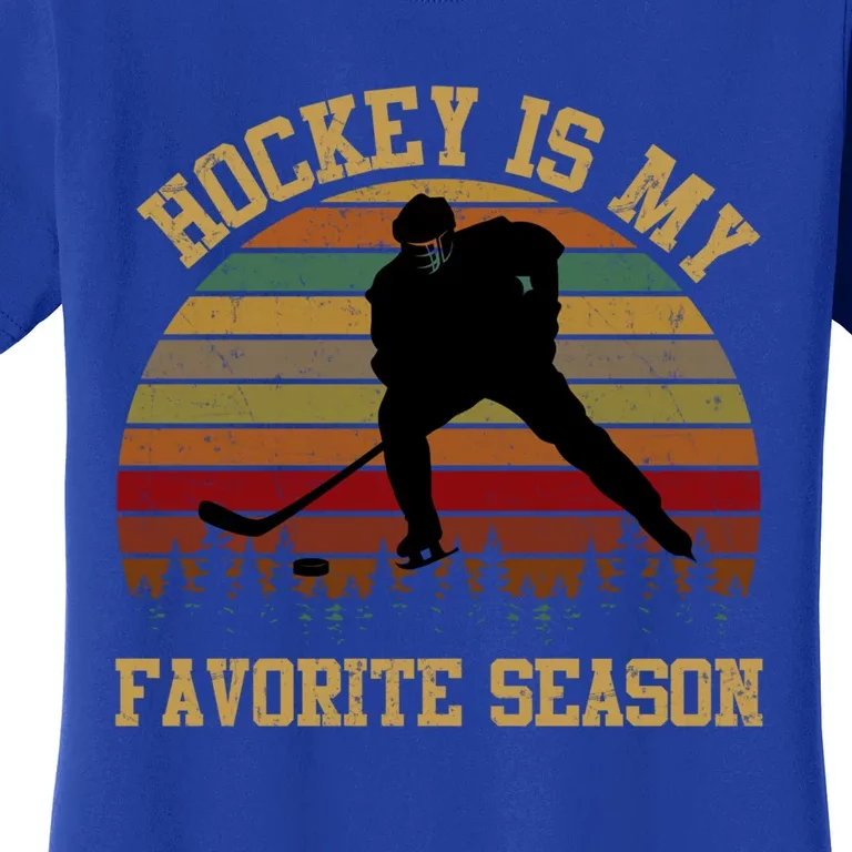 Graphic Tee Hockey Is My Favorite Season Great Gift Women's T-Shirt