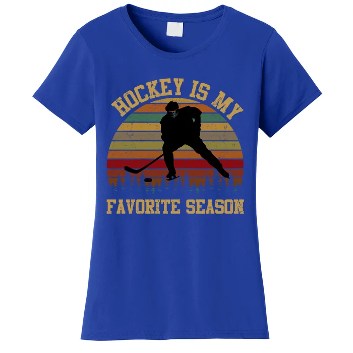 Graphic Tee Hockey Is My Favorite Season Great Gift Women's T-Shirt