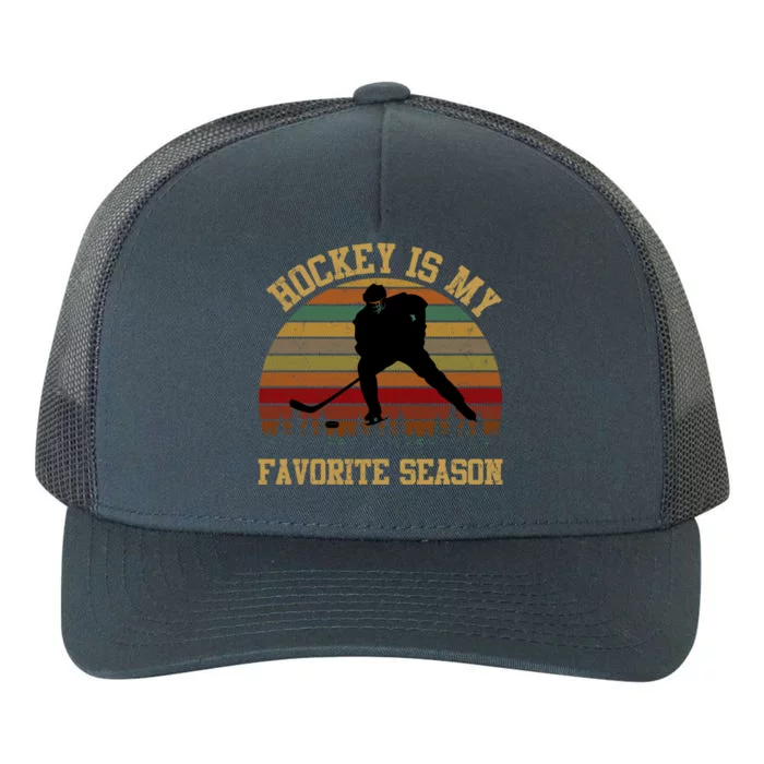 Graphic Tee Hockey Is My Favorite Season Great Gift Yupoong Adult 5-Panel Trucker Hat