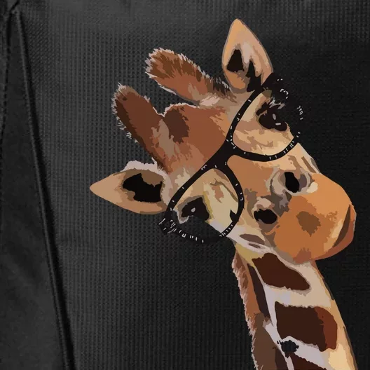 Good Time Hipster Giraffe Cute Giraffe Sunglasses City Backpack