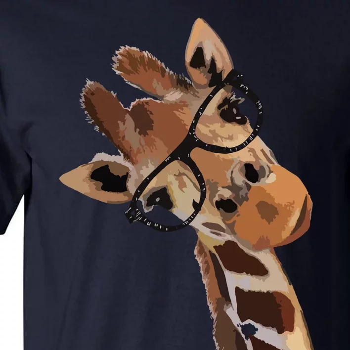 Good Time Hipster Giraffe Cute Giraffe Sunglasses Tall T-Shirt