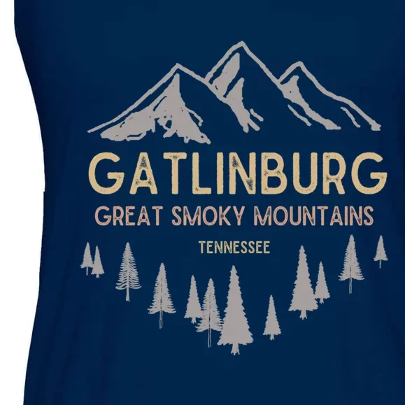 Gatlinburg Tennessee Hoodie Great Smoky Mountains Souvenir Ladies Essential Flowy Tank