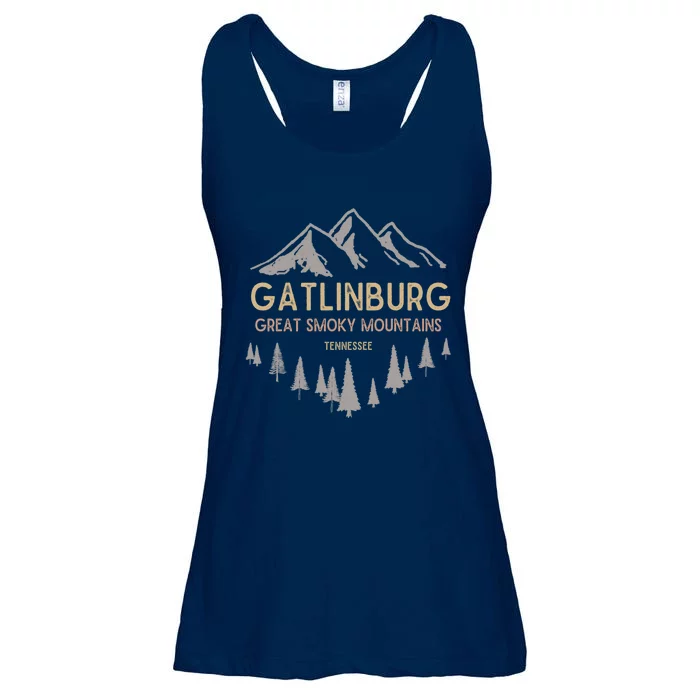 Gatlinburg Tennessee Hoodie Great Smoky Mountains Souvenir Ladies Essential Flowy Tank