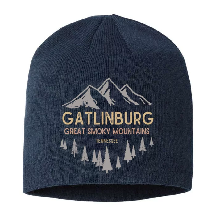 Gatlinburg Tennessee Hoodie Great Smoky Mountains Souvenir 8 1/2in Sustainable Knit Beanie