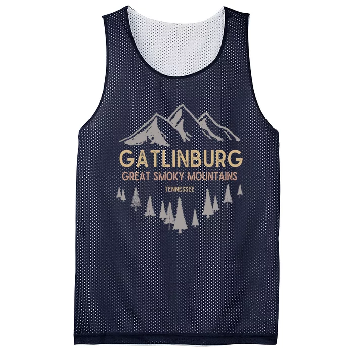 Gatlinburg Tennessee Hoodie Great Smoky Mountains Souvenir Mesh Reversible Basketball Jersey Tank