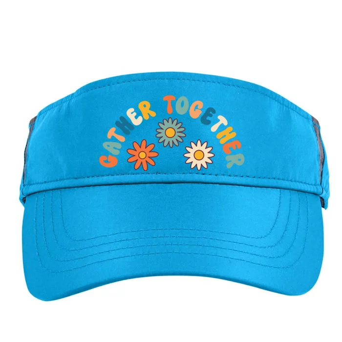 Gather Together Hippie Adult Drive Performance Visor