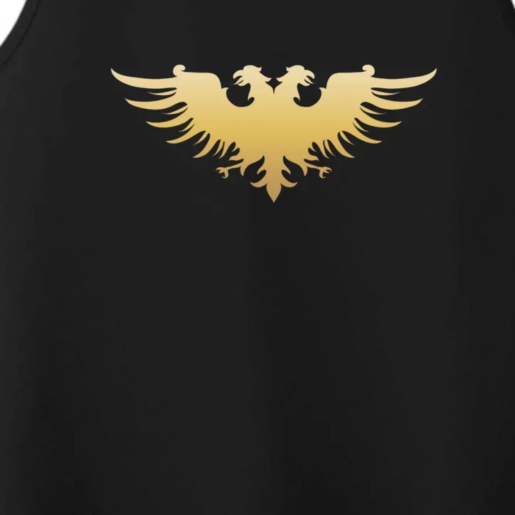 Golden Two Headed Eagle Medieval Empire Symbol Wargaming Performance Tank