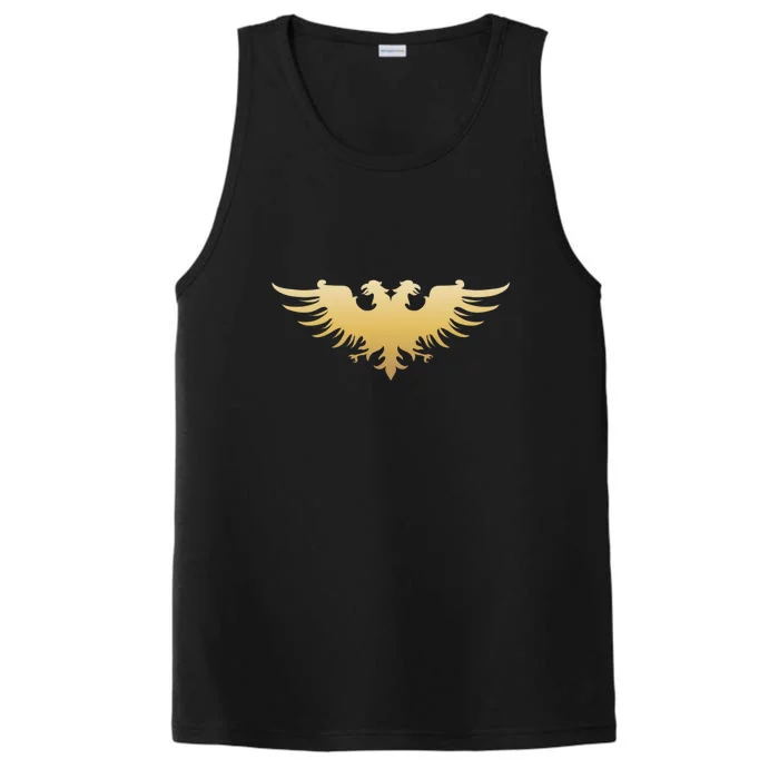 Golden Two Headed Eagle Medieval Empire Symbol Wargaming Performance Tank