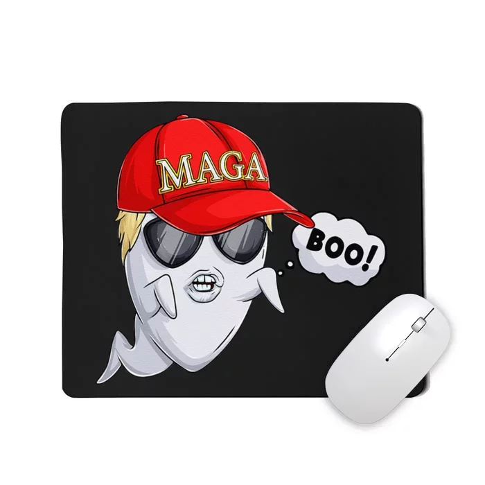 Ghost Trump Halloween Costume Maga Donald Trump Boo Gift Mousepad