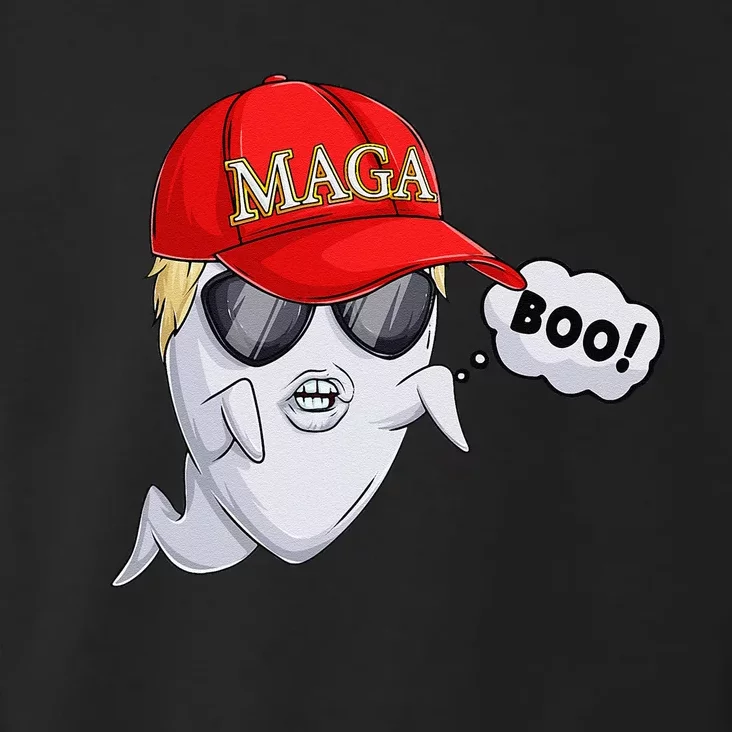 Ghost Trump Halloween Costume Maga Donald Trump Boo Gift Toddler Hoodie