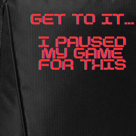 Get To It! I Paused My Game For This Gaming Designed Gift City Backpack