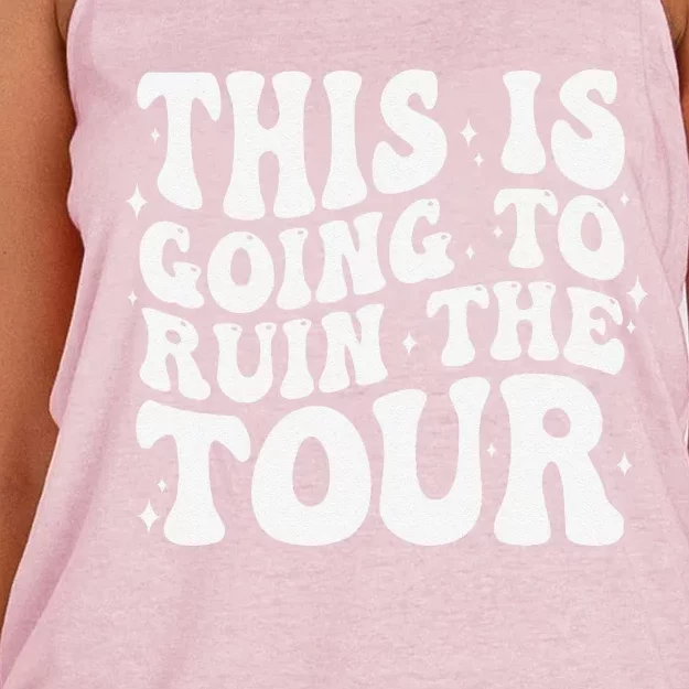 Groovy This Is Going To Ruin The Tou.R Women's Knotted Racerback Tank