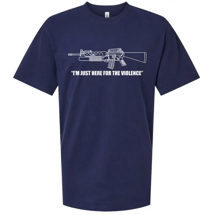 Garand Thumb IM Just Here For The Violence Sueded Cloud Jersey T-Shirt