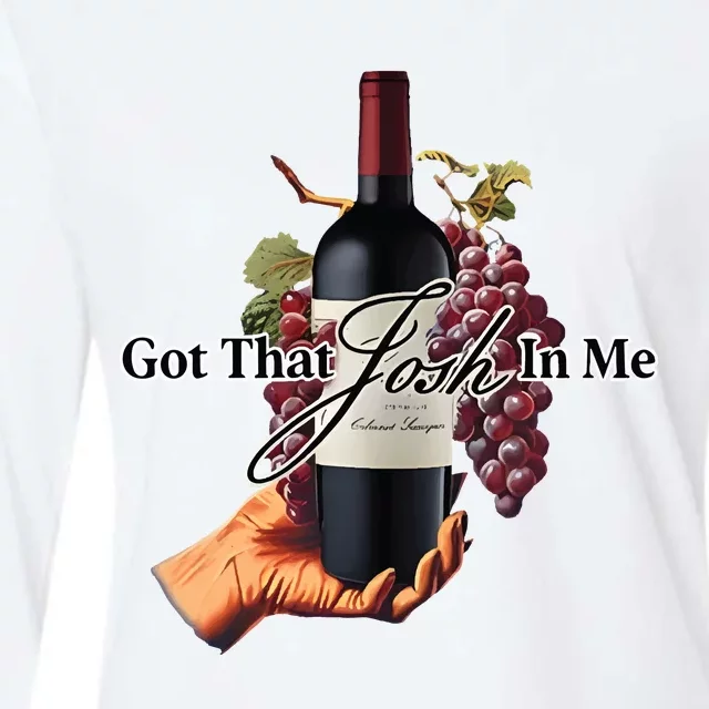 Got That Josh Wine In Me Womens Cotton Relaxed Long Sleeve T-Shirt