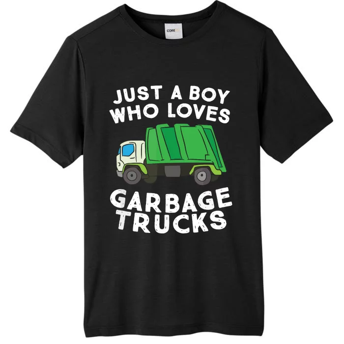 Garbage Truck Just A Boy Who Loves Garbage Trucks ChromaSoft Performance T-Shirt