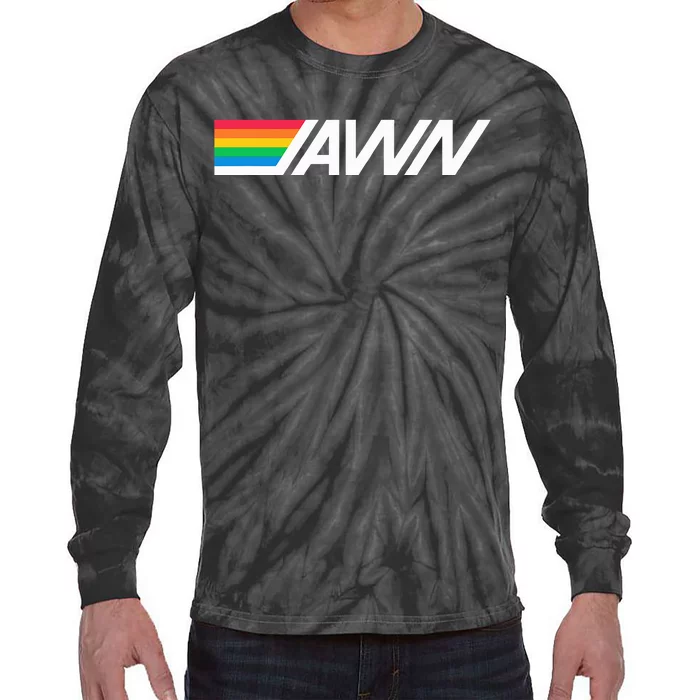 Gotta Tap Jawn Philadelphia Bank Rainbow Logo Color Design Tie-Dye Long Sleeve Shirt