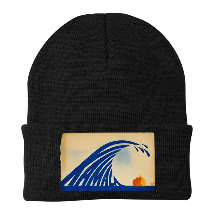 Gary Taxali Kamala Wave Knit Cap Winter Beanie