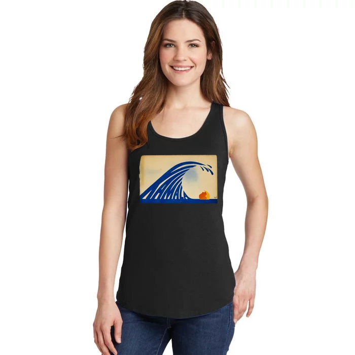 Gary Taxali Kamala Wave Ladies Essential Tank