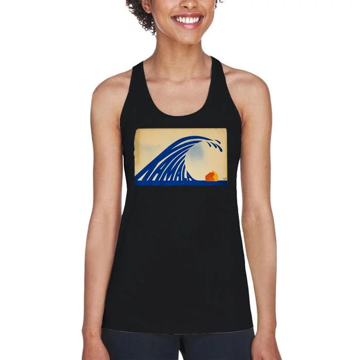 Gary Taxali Kamala Wave Women's Racerback Tank