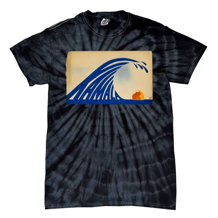 Gary Taxali Kamala Wave Tie-Dye T-Shirt