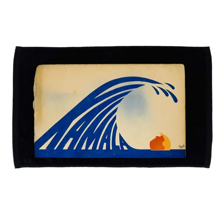 Gary Taxali Kamala Wave Microfiber Hand Towel