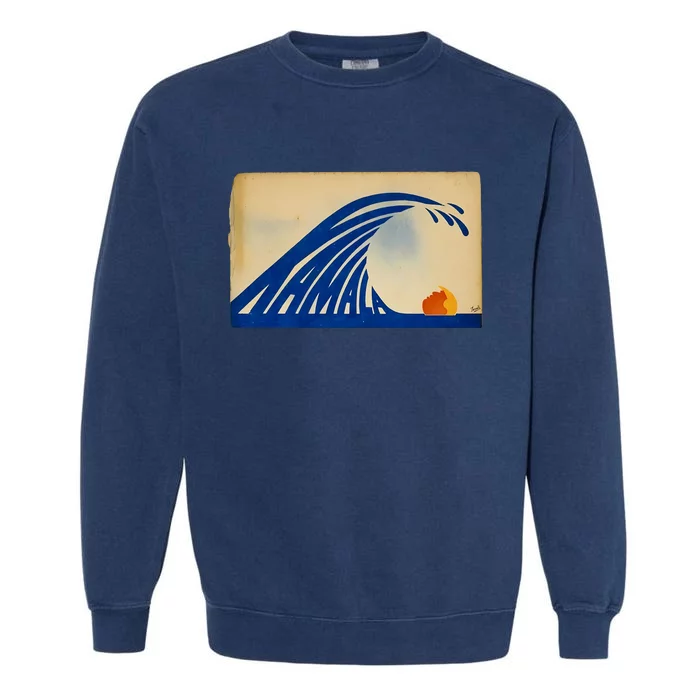 Gary Taxali Kamala Wave Garment-Dyed Sweatshirt