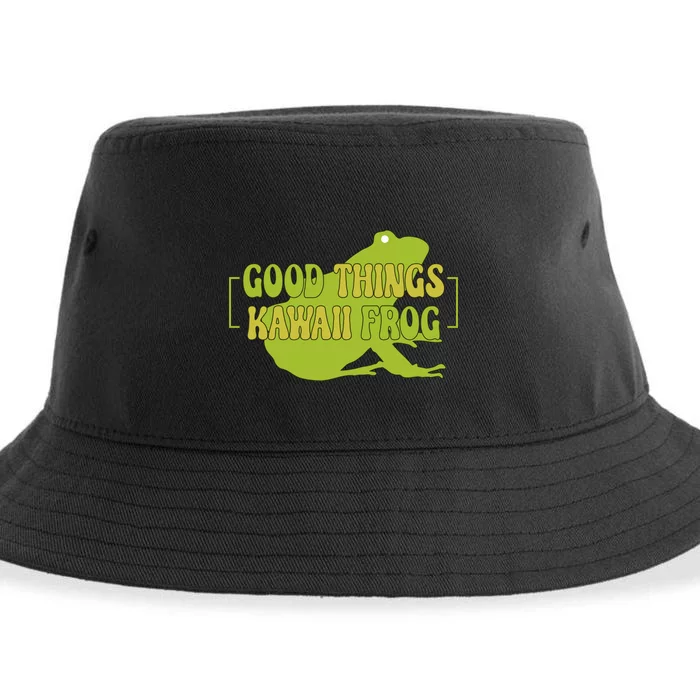 Good Things Kawaii Frog Gift Sustainable Bucket Hat