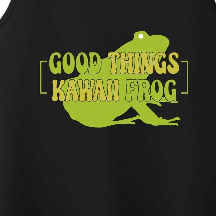 Good Things Kawaii Frog Gift Performance Tank