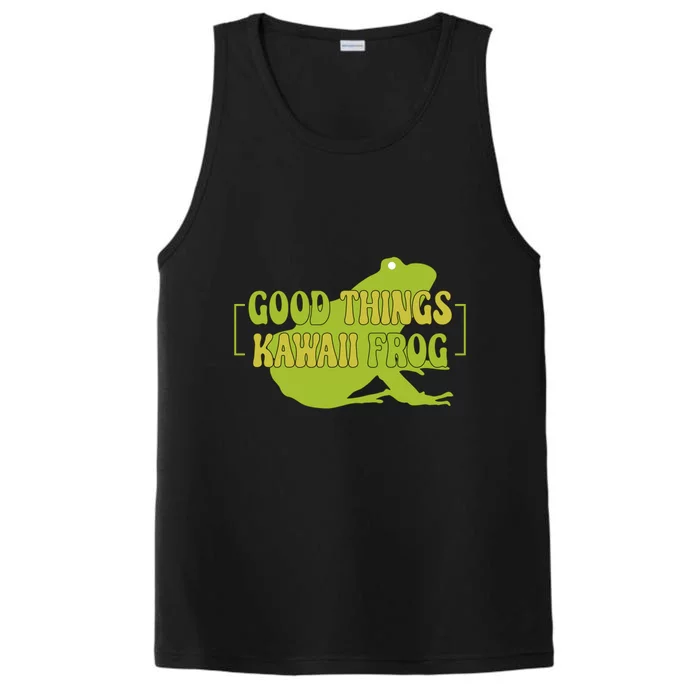 Good Things Kawaii Frog Gift Performance Tank