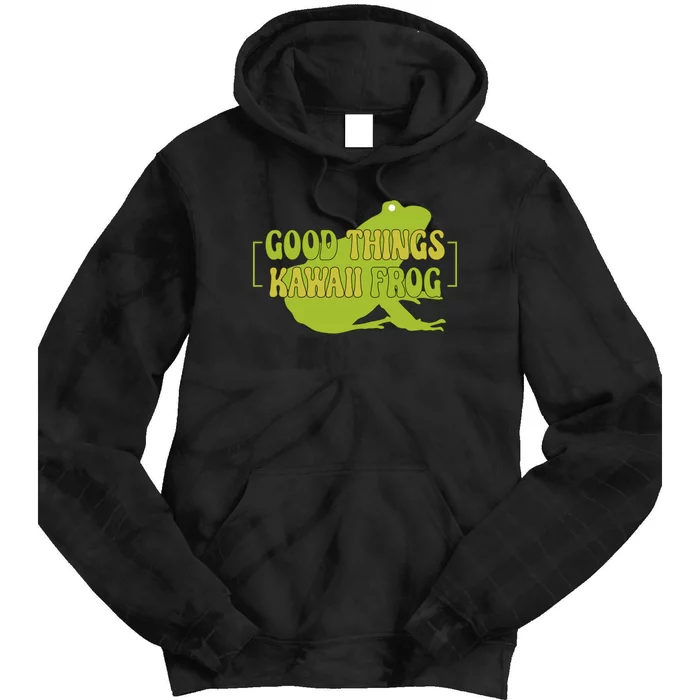 Good Things Kawaii Frog Gift Tie Dye Hoodie