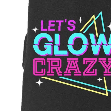 Group Team Lets A Glow Crazy Retro Doggie 3-End Fleece Hoodie