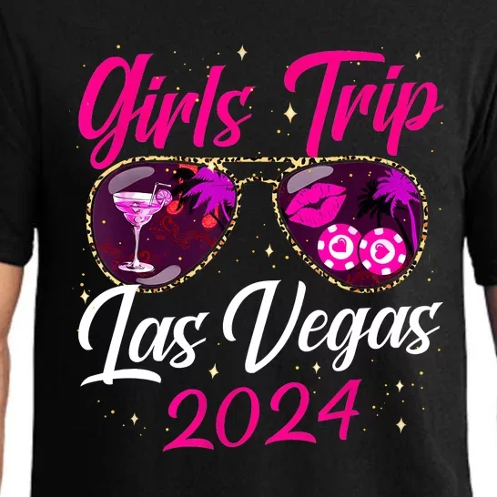 Girl Trip Las Vegas 2024 Nevada Vacation Birthday Trip Pajama Set