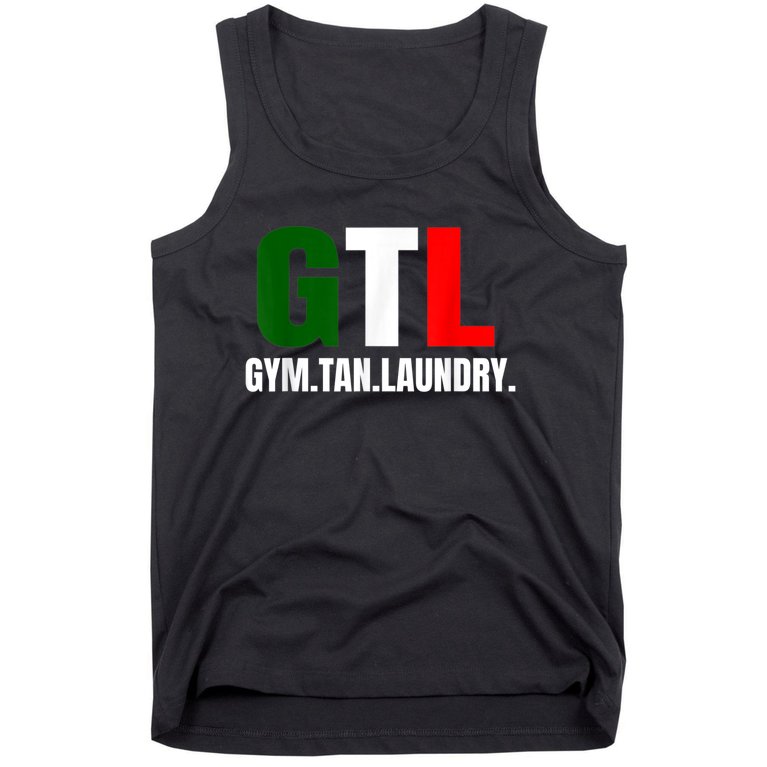 Gym Tan Laundry GTL New Jersey Garden NJ Shore Italian Flag Tank Top