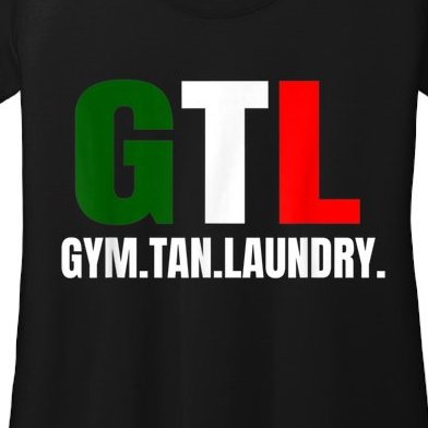 Gym Tan Laundry GTL New Jersey Garden NJ Shore Italian Flag Women’s Scoop Neck T-Shirt