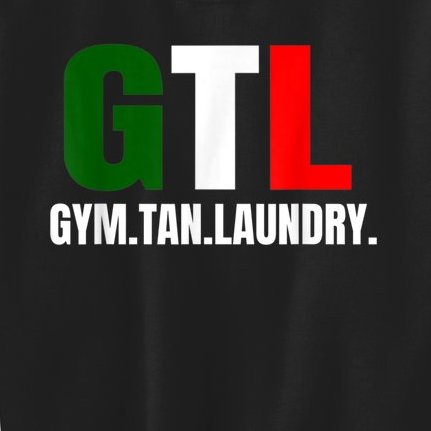Gym Tan Laundry GTL New Jersey Garden NJ Shore Italian Flag Kids Sweatshirt
