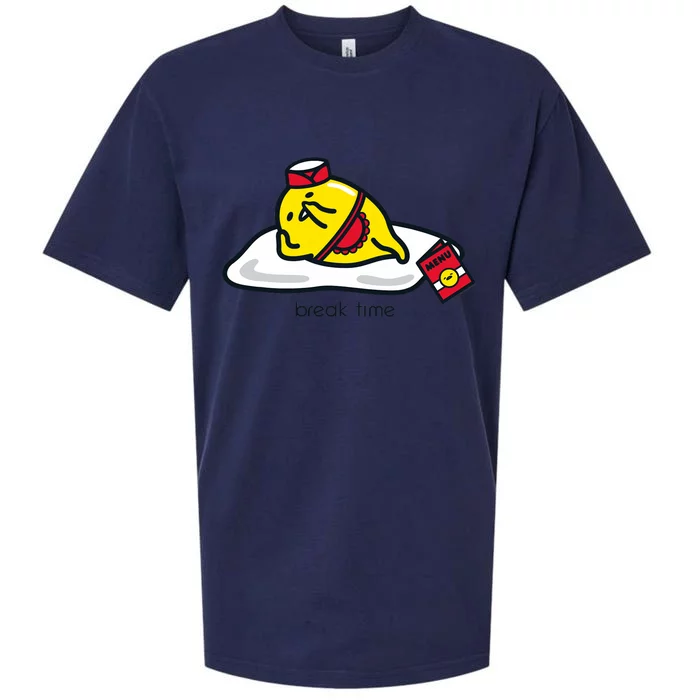 Gudetama The Lazy Egg Diner Server Break Time Sueded Cloud Jersey T-Shirt