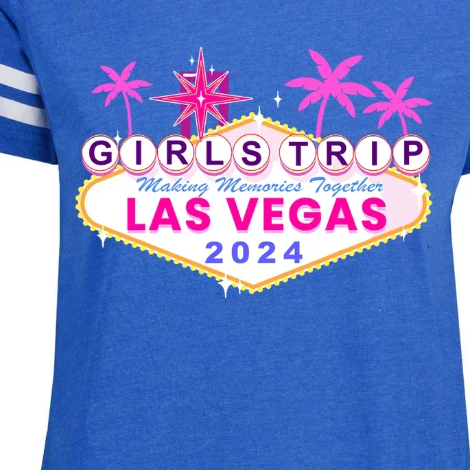 Girl Trip Las Vegas 2024s Birthday Squad Vegas Baby Enza Ladies Jersey Football T-Shirt