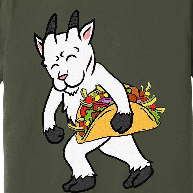 Goat Taco Lover Funny Cinco De Mayo Pet Premium T-Shirt