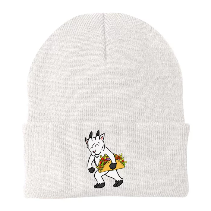 Goat Taco Lover Funny Cinco De Mayo Pet Knit Cap Winter Beanie