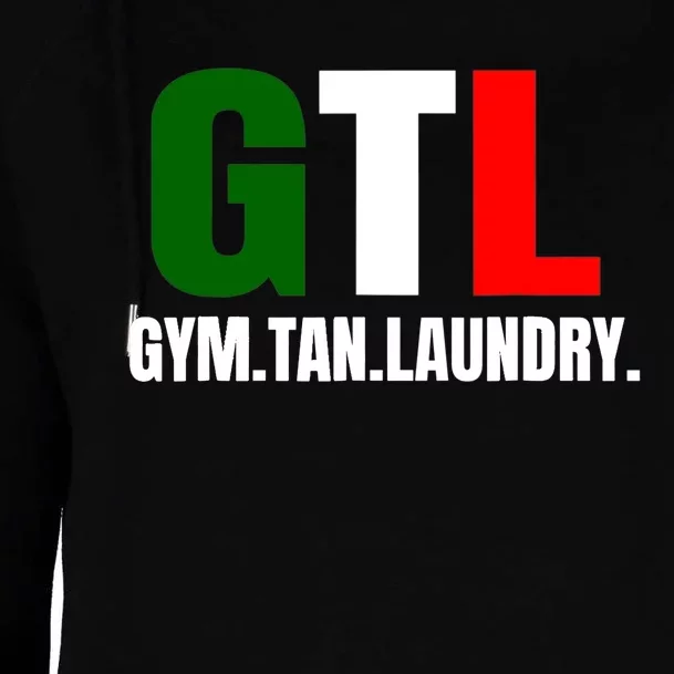 Gym Tan Laundry GTL New Jersey Garden NJ Shore Italian Flag Womens Funnel Neck Pullover Hood