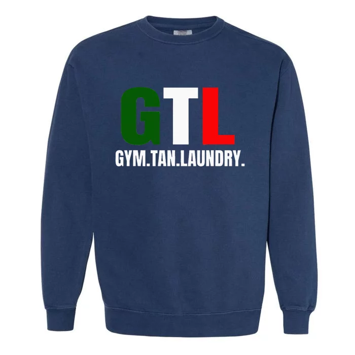 Gym Tan Laundry GTL New Jersey Garden NJ Shore Italian Flag Garment-Dyed Sweatshirt