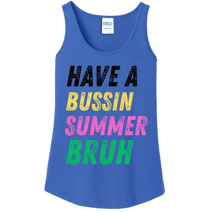 Groovy Teacher Last Day Of School Gift Ladies Essential Tank